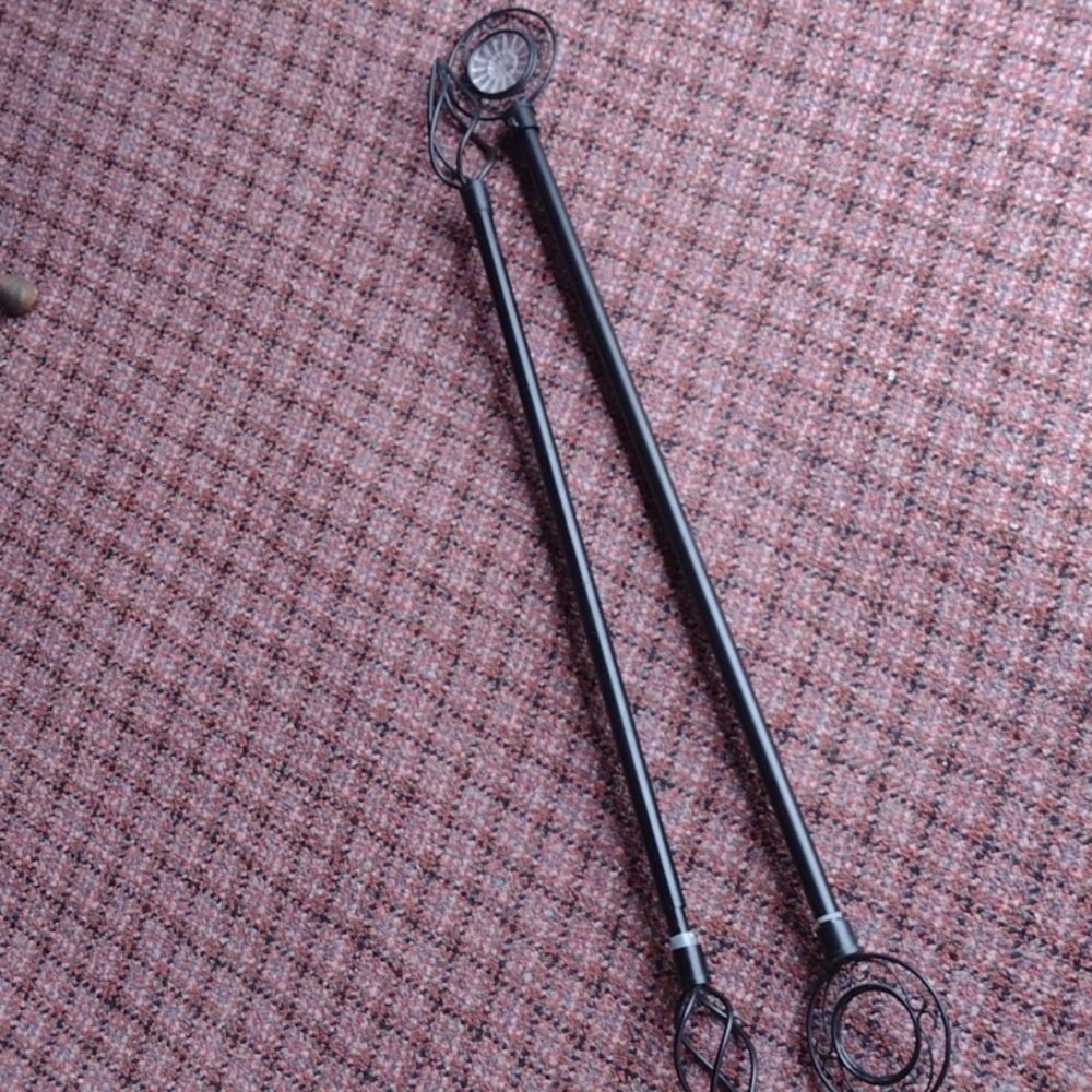 Decorative Curtain Rods Sets(3) - Picture 2 of 6